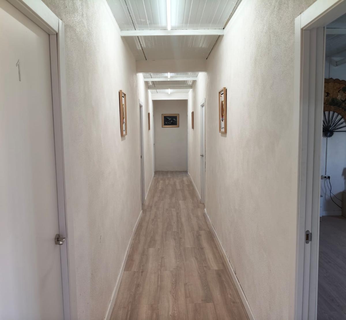 Pasillo de la zona de habitaciones